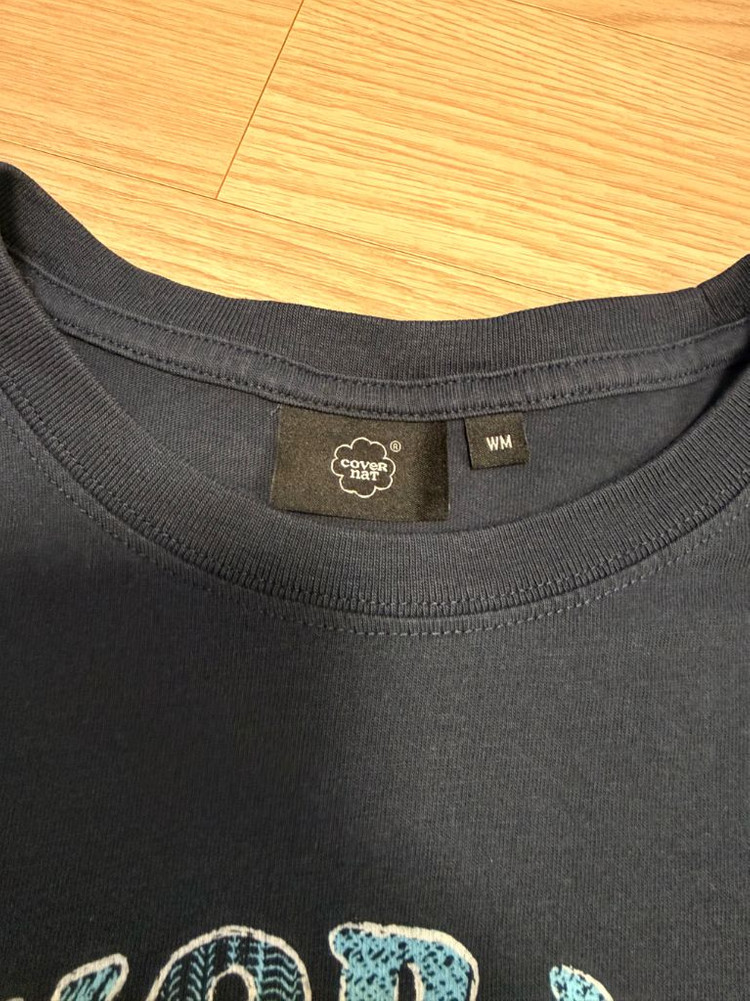 커버낫우먼 여성용 100%면 여름 반팔 네이비 티셔츠 M(445566) 이미지