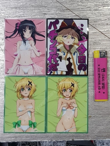 일본 애니 게임 캐릭터 굿즈 여러가지 판매 이미지