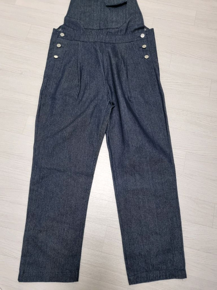 브론즈베리 생지컬러 멜빵바지 XL 무료배송 이미지