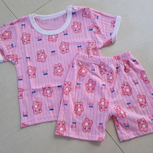 (새상품) 아기 여아 여름 실내복 상하복세트 80사이즈 이미지