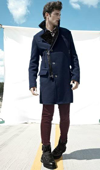 랑방 paris 무스탕 버진울 코트 46 이미지