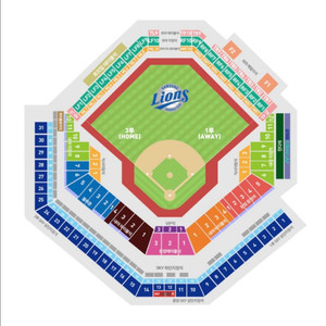 04월 19일 (일) 삼성 vs LG 2연석, 4연석, 6연 석 양도 이미지