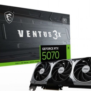 [미개봉 새제품] MSI RTX 5070 벤투스 3X 12GB 그래픽카드 판매 이미지