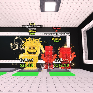 브레인롯즈 훔치기 브훔 1+1 저주 가라마 650m 골드 스파게티 변기 75m 이미지