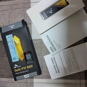 하이닉스 p31 nvme m.2 ssd 500gb (도우정보 정품) 이미지