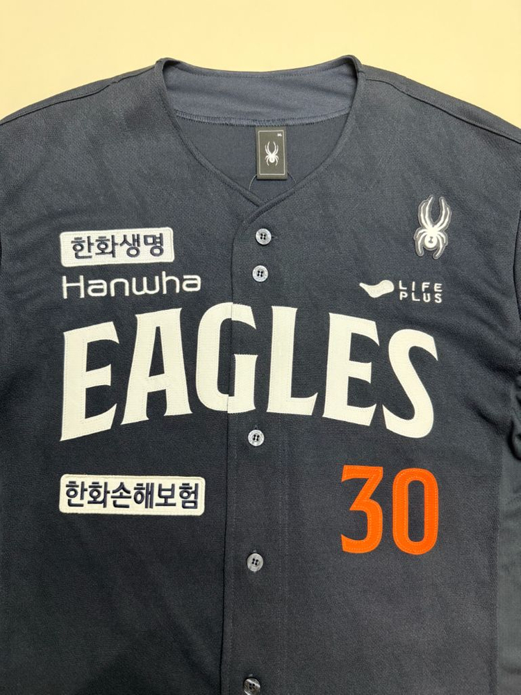 폰세 한화이글스 네이비 유니폼 어센틱 3XL (115) 이미지