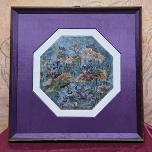 *동칠보 연압도 공예 원목액자 이미지