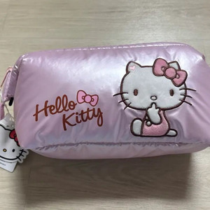 산리오 헬로키티 핑크 파우치 가방 새상품 이미지