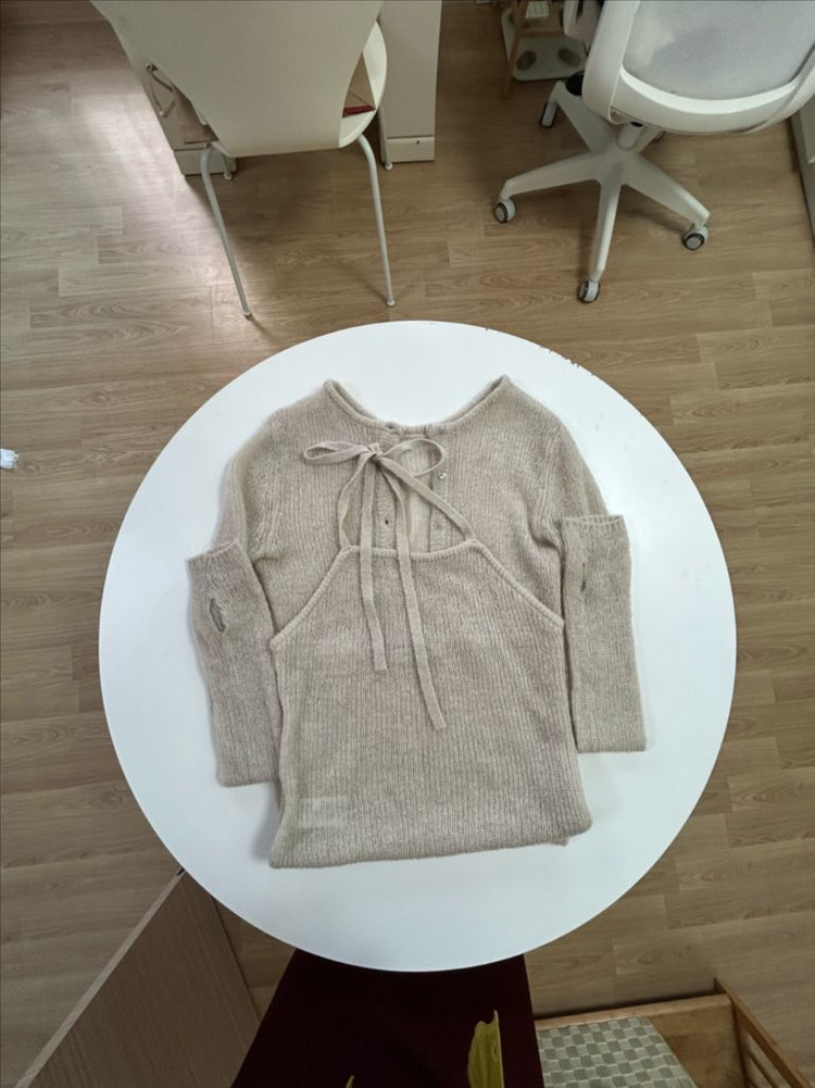 강민경 로우 타이드 알파카 핸드워머 셋업 이미지