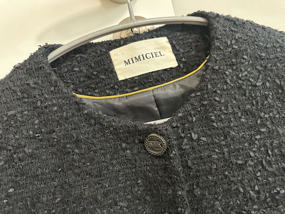 미미씨엘 트위드자켓 블랙(S) 이미지