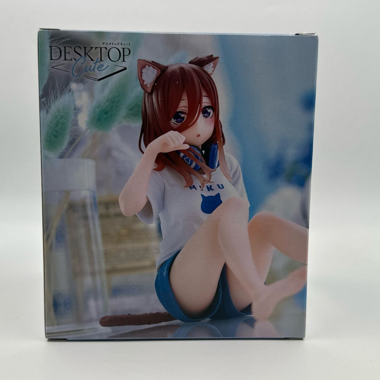 오등분의 신부 나카노 미쿠 고양이 룸웨어버전 데스크탑 큐트 피규어 이미지