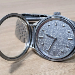 1970 빈티지 세이코 맹인용 기계식 수동 시계 이미지