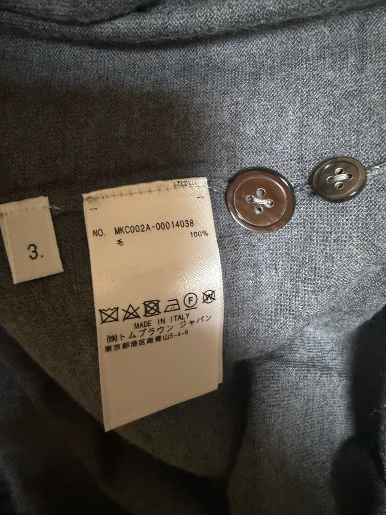 (새상품) 톰브라운 메리노울 가디건 그레이 3size 이미지