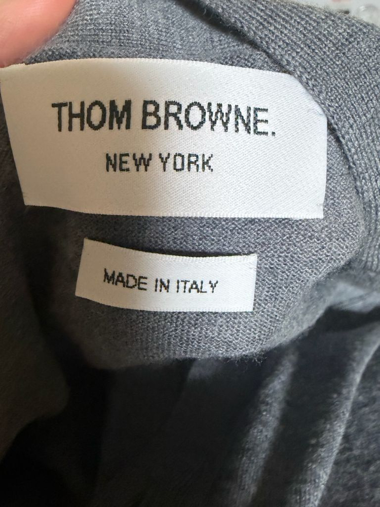 (새상품) 톰브라운 메리노울 가디건 그레이 3size 이미지