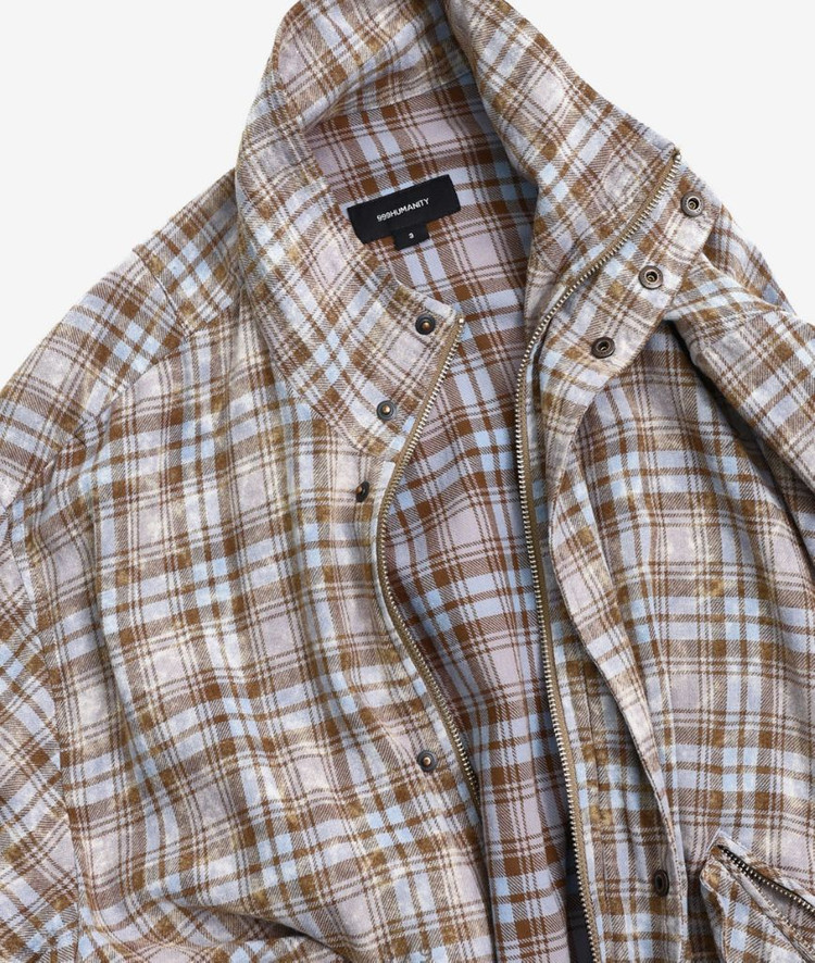 [2] 999휴머니티 어드벤처 체크 봄버 자켓 이미지