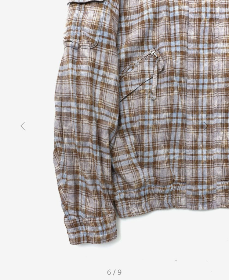 [2] 999휴머니티 어드벤처 체크 봄버 자켓 이미지