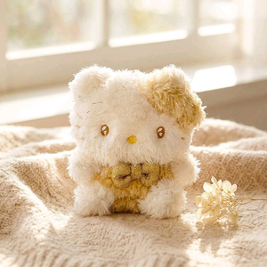 산리오 반짝 골드 키티 키링 인형 이미지