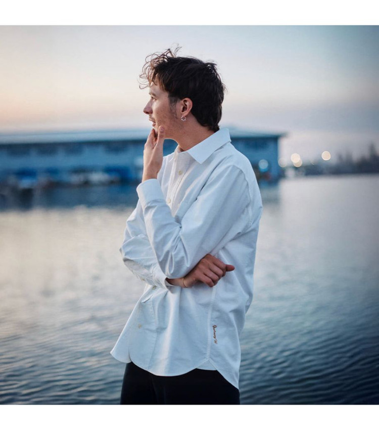 건지울른스 옥스포드 브리티쉬 아미 셔츠 - 오프 화이트 이미지