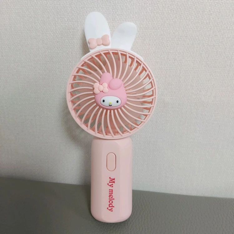 {새상품 마이멜로디 미니 선풍기 핑크 휴대용선풍기 마멜 이미지