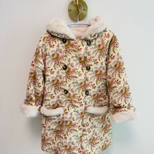 루이스미샤 플로럴 퍼 코트 6Y 이미지