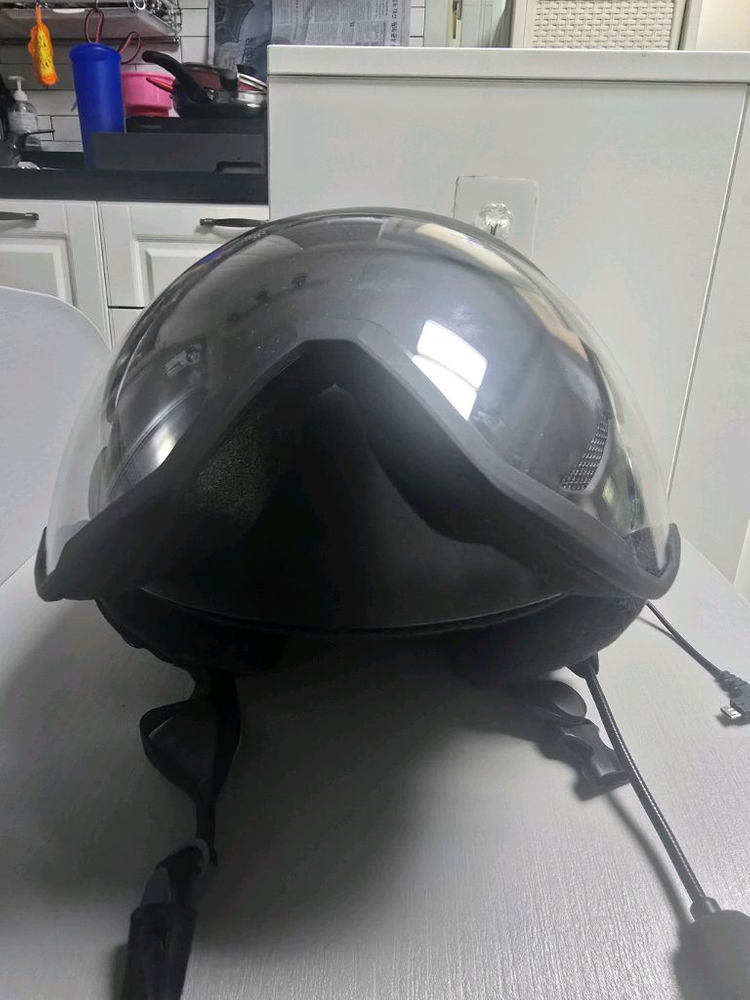 아몰라이트 오토바이 헬멧 (블랙) L 사이즈 판매 합니다. 이미지