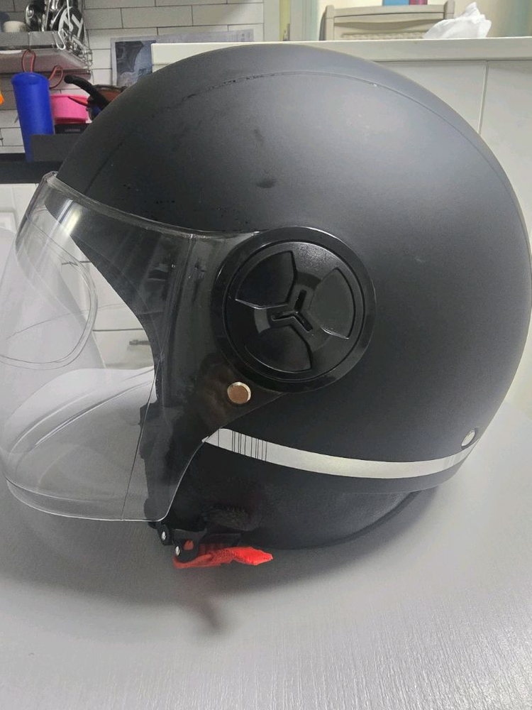 블랙 오토바이 헬멧 (풀페이스) xl 판매 합니다. 이미지