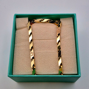 18k 대나무목걸이 10.08돈 남자금목걸이 이미지