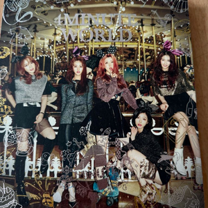 포미닛 4minute World 친필싸인 앨범 이미지