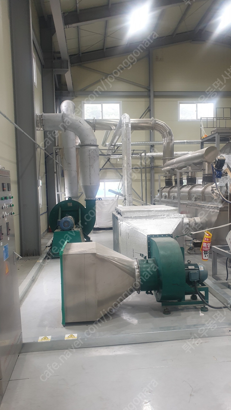 유동층 건조기 식품건조,빵가루건조 이미지