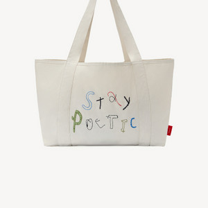 문달 moondal Stay Stitch Bag in Ecru 에코백 이미지