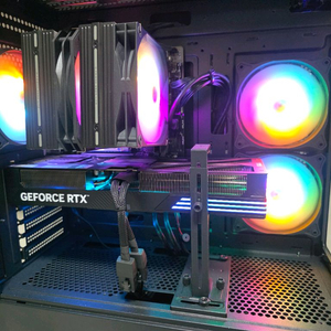 인텔 울트라 265K RTX5070 조합 고사양 게이밍 컴퓨터 본체(6개월 사용) 이미지