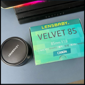 캐논 렌즈베이비 85mm F1.8 벨벳 렌즈 이미지