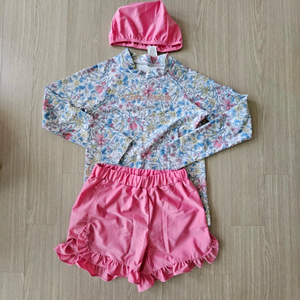 여아 140 래쉬가드 수영복 세트 이미지