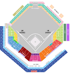 삼성쪽//삼성 VS LG 4월 17,18,19일좋은자리 티켓양도 금토일 라팍 야구경기 이미지