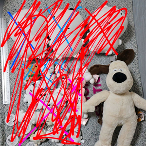 그로밋 인형 가방 백팩 45cm 새상품 이미지