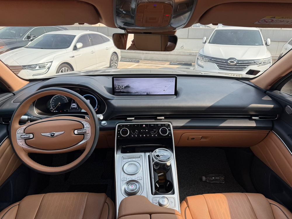 제네시스 GV80 2.5T 가솔린 2WD 중고차 20년10월 30739km 완전무사고 840만 추가옵션 브라운시트 이미지