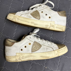 필립모델 화이트 골드 스니커즈 37사이즈 이미지