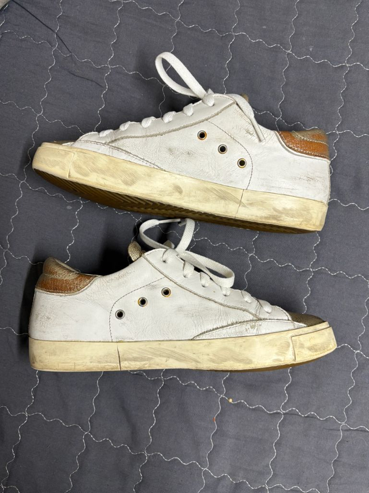 필립모델 화이트 골드 스니커즈 37사이즈 이미지