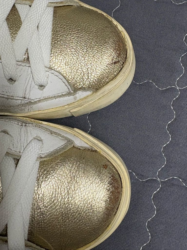 필립모델 화이트 골드 스니커즈 37사이즈 이미지