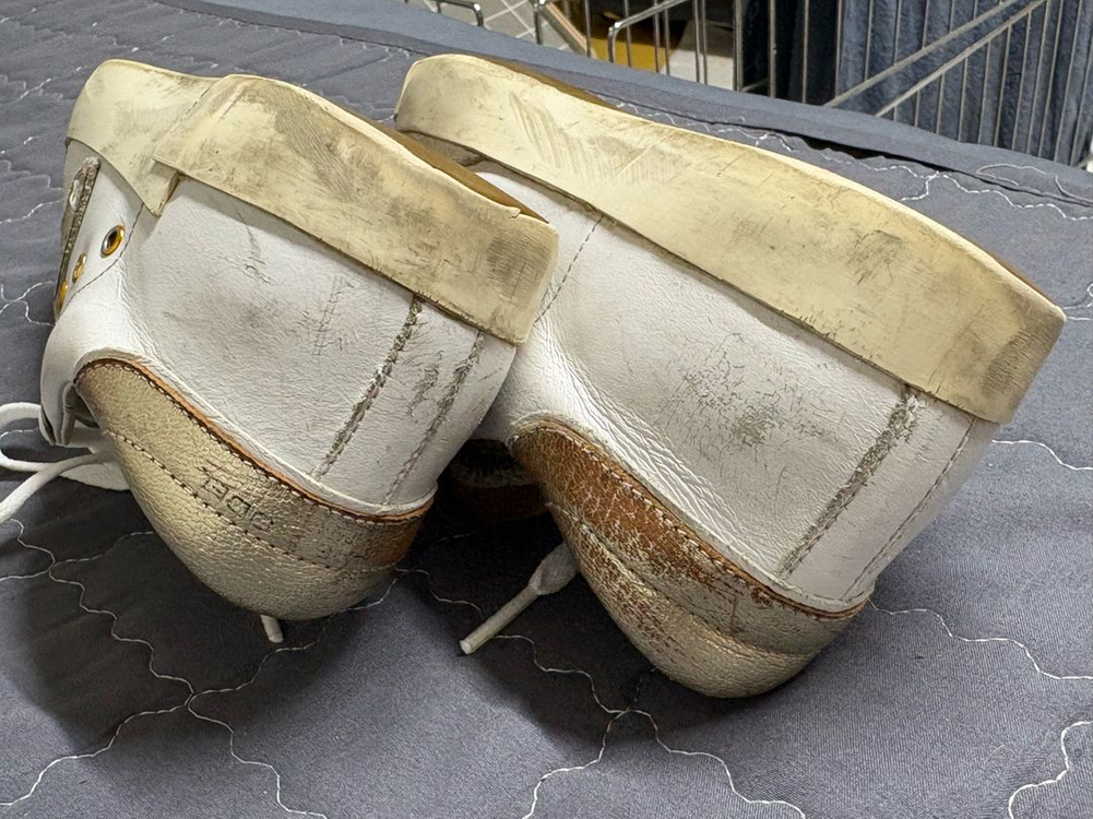 필립모델 화이트 골드 스니커즈 37사이즈 이미지