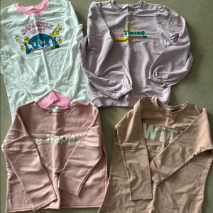 초등여아 티셔츠 아이러브제이 이미지