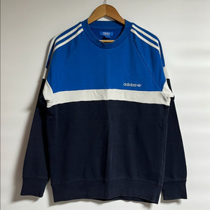 공용 아디다스 컬러블럭 맨투맨 티셔츠 100 이미지