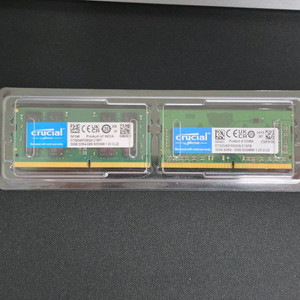 마이크론 crucial DDR4 노트북 메모리 32GB 25600 cl22 2개 세트 32G 2개 (64gb) 이미지