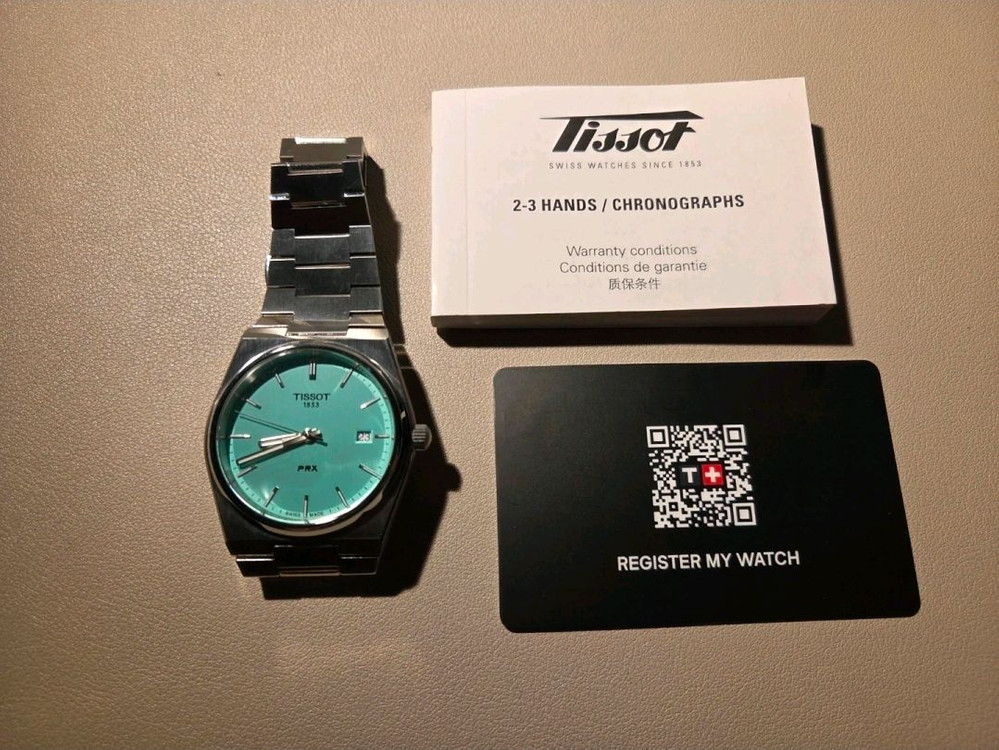 티쏘 PRX 40mm 쿼츠 라이트그린 이미지