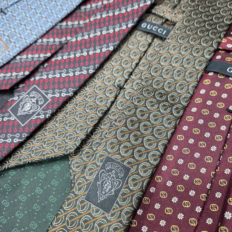 구찌 정품 실크 넥타이 5종 이미지
