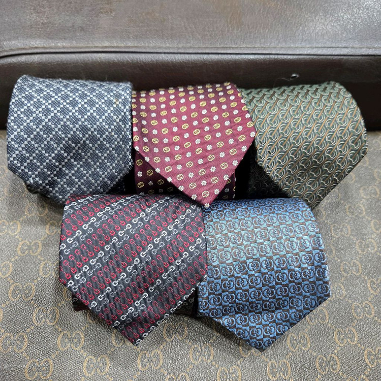 구찌 정품 실크 넥타이 5종 이미지