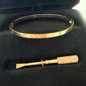 까르띠에 러브팔찌 브레이슬릿 로즈골드 스몰 17호 이미지