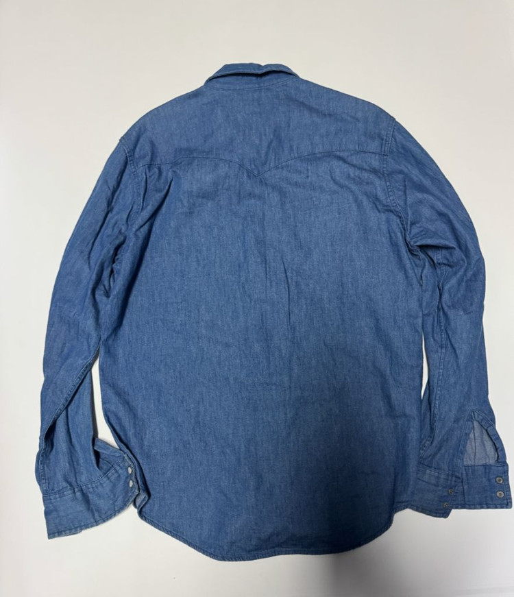 정품 리바이스 투 포켓 긴팔 웨스턴 데님 셔츠 L 이미지