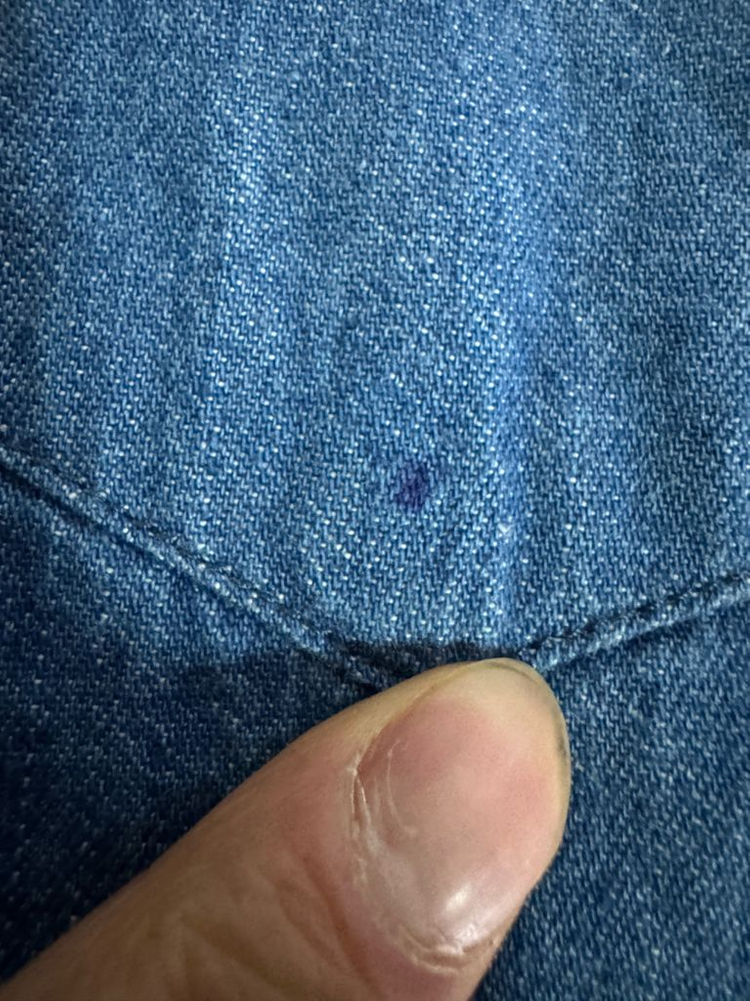 정품 리바이스 투 포켓 긴팔 웨스턴 데님 셔츠 L 이미지