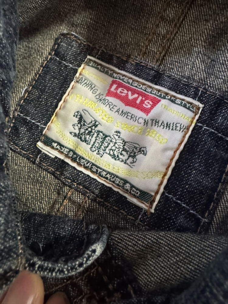희귀!! 리바이스 90s 빈티지 워싱 투 포켓 데님 자켓 L 이미지